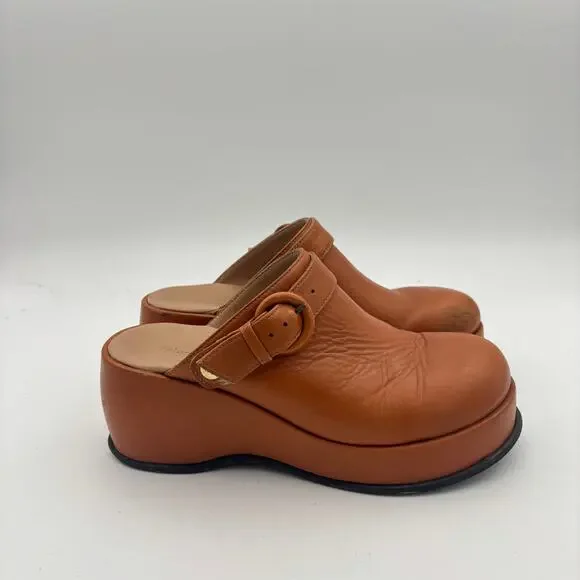 Paloma Wool Odessa Clogs Platform Leather Chunky Clogs Women's 38 Boho Y2K - Picture 3 of 15